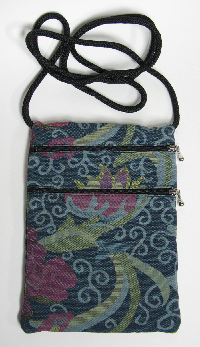 2-Zip Tapestry Bag - 7x10
